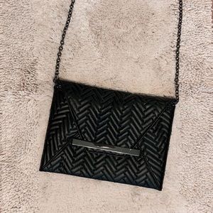 Black Envelope Hand Bag